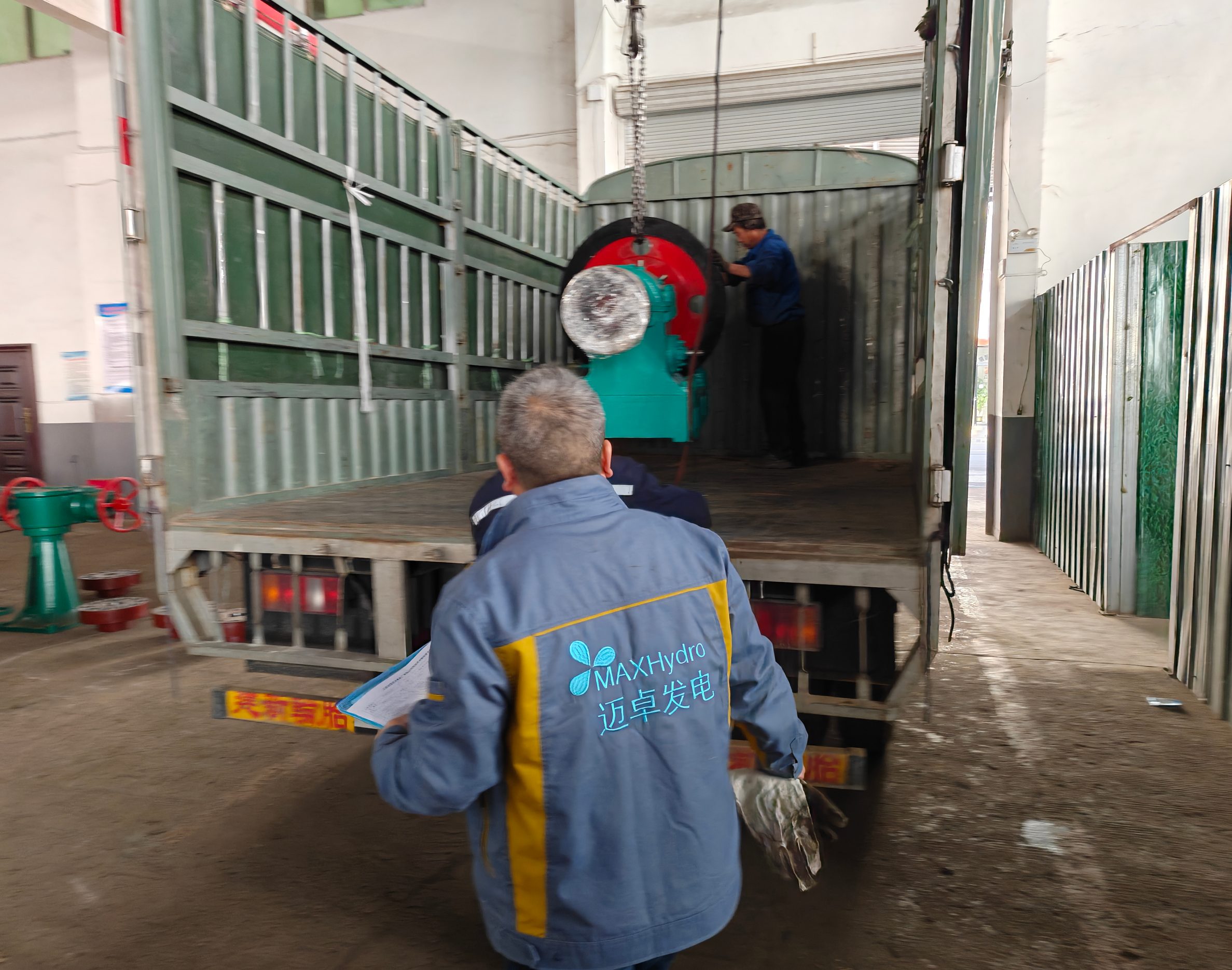 We delivery our 500KW hydro power equipment for Tibet experimental project